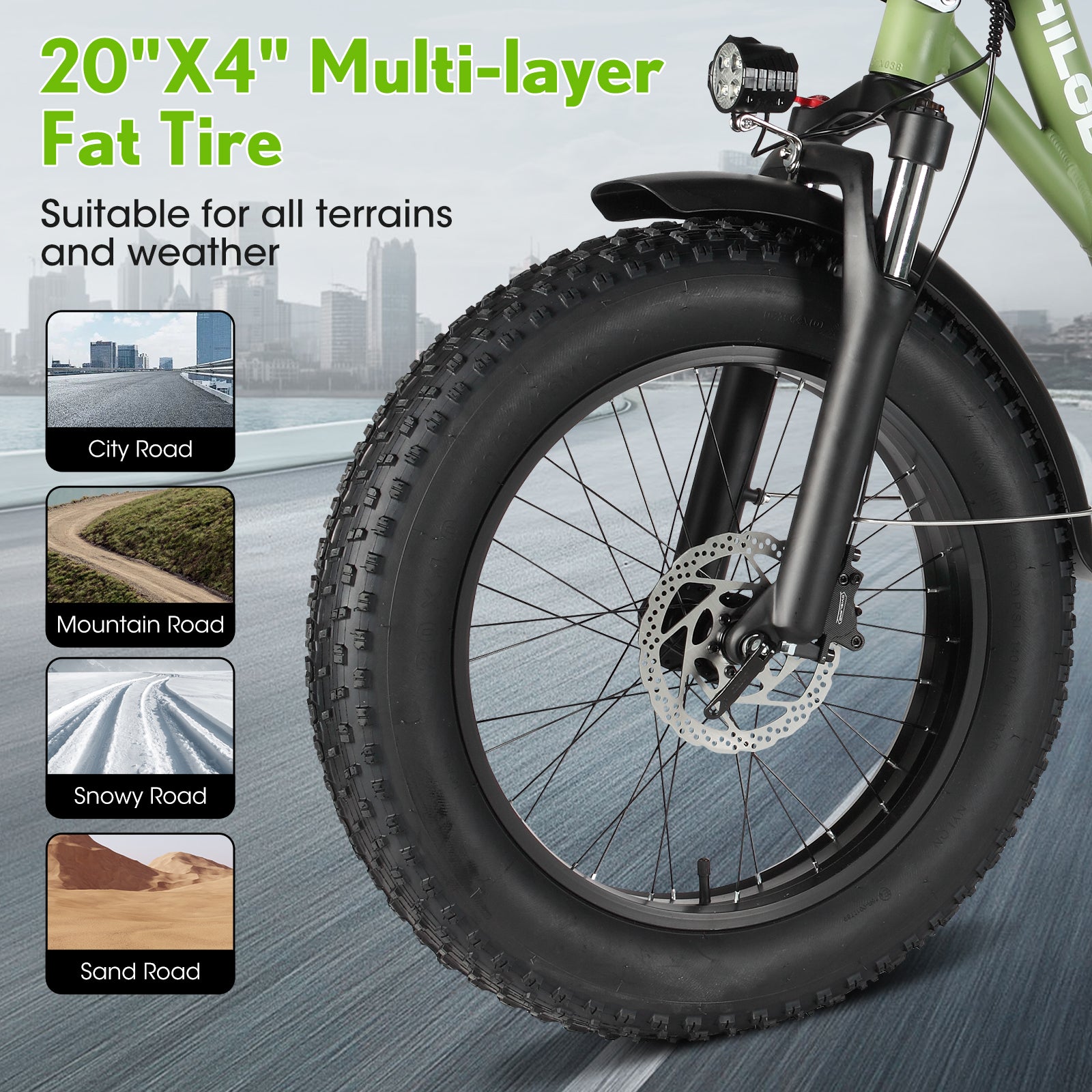 PHILODO T1 Step-Thru Utility Electric Fat Bike
