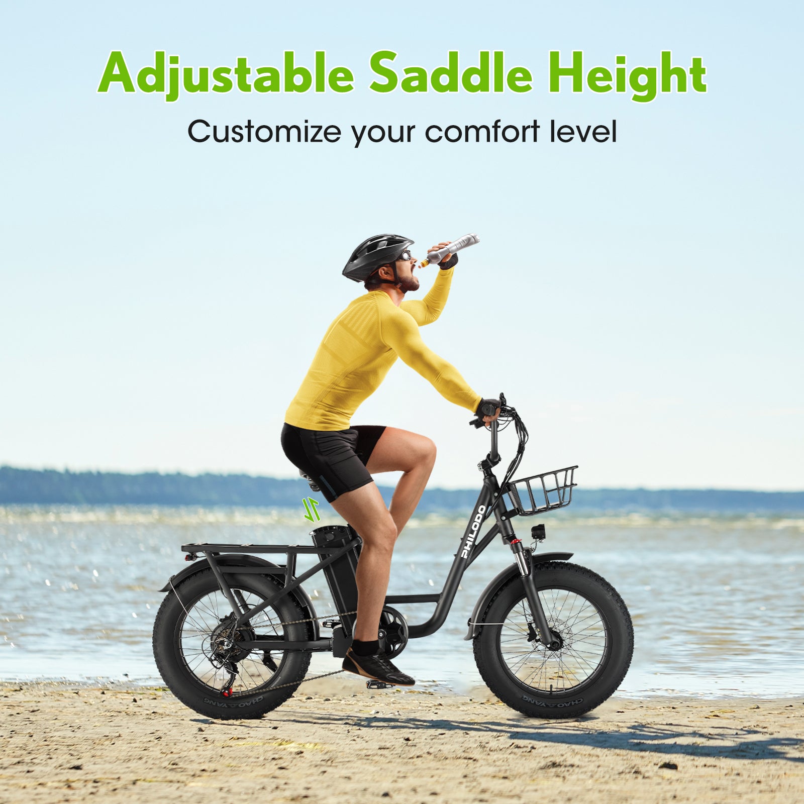 PHILODO T1 Step-Thru Utility Electric Fat Bike
