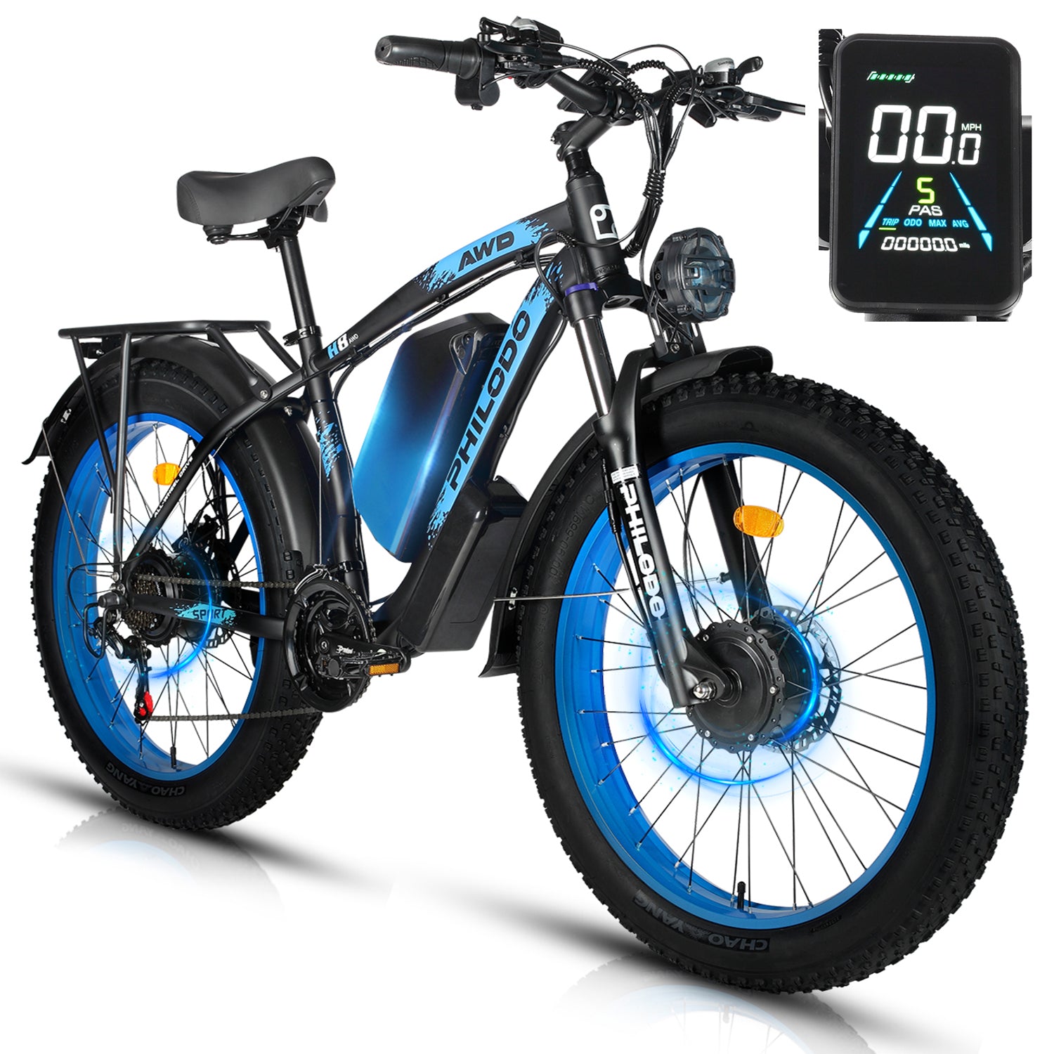 PHILODO H8-Dual Motor Fat Tire Electric Bike