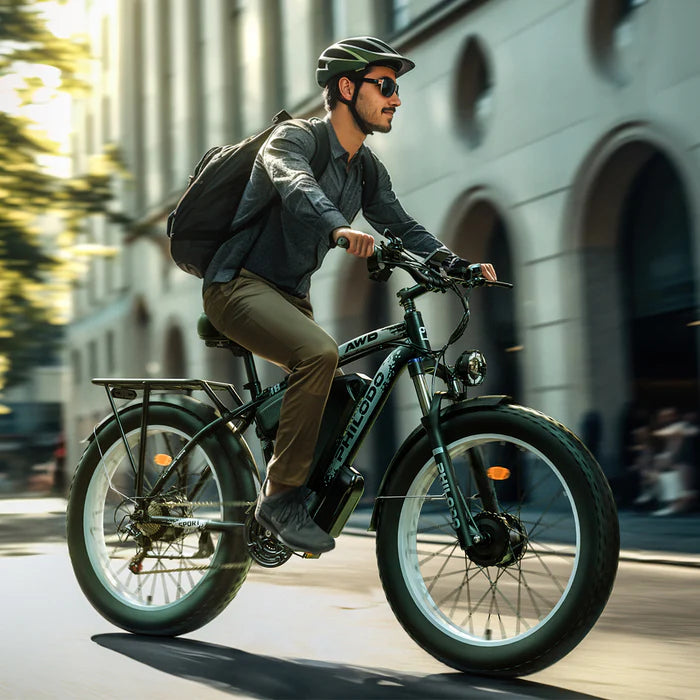 PHILODO H8-Dual Motor Fat Tire Electric Bike